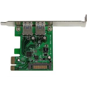StarTech.com USB Adapter - PCI Express - Plug-in Card - 2 Total USB Port(s) - 2 USB 3.0 Port(s) - PC, Linux