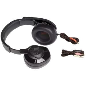 JBL Quantum 200 Wired Over-the-head Stereo Gaming Headset - Black - Binaural - Circumaural - Noise Reduction, Echo Cancell