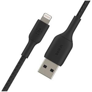 Belkin 15 cm Lightning/USB Data Transfer Cable - First End: Lightning - Second End: USB Type A - MFI - Black