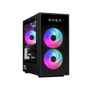 OMEN 35L Gaming Desktop GT16-1014a PC, Windows 11 Home, AMD Ryzen 7, 32GB RAM, 2TB SSD, NVIDIA GeForce RTX 5070, Shadow bl