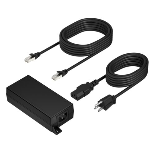 Poly PoE++ 65W 2.5G Adapter with 3.66m CAT6A Cable and Power Cord