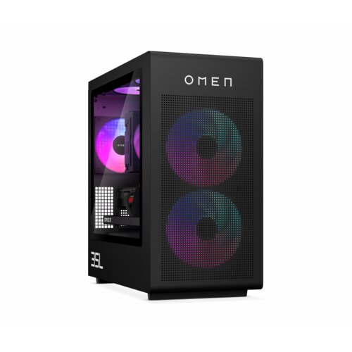 OMEN 35L Gaming Desktop GT16-1014a PC, Windows 11 Home, AMD Ryzen 7, 32GB RAM, 2TB SSD, NVIDIA GeForce RTX 5070, Shadow bl