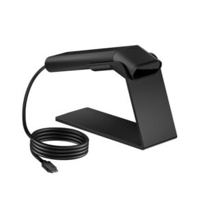 HP Engage 2D G2 Barcode Scanner - Cable Connectivity - 1D, 2D - Imager - USB - Ebony Black - IP42