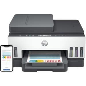 HP Smart Tank 7301 All-in-One Printer-Multifunction printer-color-ink-jet-refillable-Copier/Scanner-4800x1200 dpi Print-Au