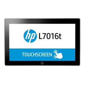 HP L7016t LCD Touchscreen Monitor - 16:9 - 8 ms - 15.6" Viewable - Projected Capacitive - 1366 x 768 - WXGA - Black - 3 Year
