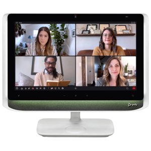 Poly Studio P P21 22" Class Webcam Full HD LCD Monitor - 16:9 - 21.5" Viewable - LED Backlight - 1920 x 1080 - 16.7 Millio