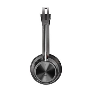 Poly Voyager Focus 2 USB-C-C Headset +USB-C/A Adapter - Siri, Google Assistant - Stereo - USB Type C - Wired/Wireless - Bl