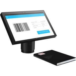 HP Engage One Pro Bar Code Scanner - 9.60" (243.84 mm) Scan Distance - 1D, 2D - CMOS - USB - Black - IP54