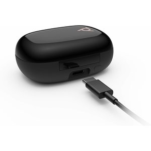 Poly Voyager Free 20 Black Earbuds +Basic Charge Case - Stereo - True Wireless - Bluetooth - 98.4 ft (30 m) - 16 Ohm - 20 