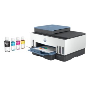 HP 7602 Wired & Wireless Smart Tank Inkjet Multifunction Printer - Color - Copier/Fax/Printer/Scanner - 4800 x 1200 dpi Pr
