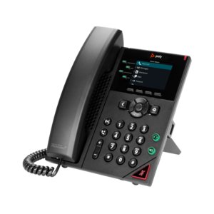 Poly VVX 250 IP Phone - Corded - Corded - Desktop, Wall Mountable - Black - VoIP - 2 x Network (RJ-45) - PoE Ports