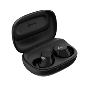 Poly Voyager Free 20 Black Earbuds +Basic Charge Case - Stereo - True Wireless - Bluetooth - 98.4 ft (30 m) - 16 Ohm - 20 