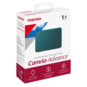 Toshiba Canvio Advance tragbare Festplatte - 1TB Grün (Gen 1)