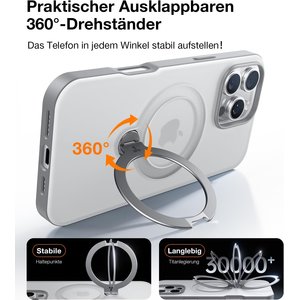 TORRAS 360° drehbare Magnethalterung, Titanium Grau