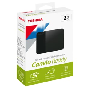 Toshiba Canvio Ready tragbare Festplatte - 2TB Schwarz (Gen 1)