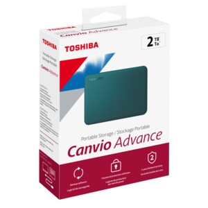 Toshiba Canvio Advance tragbare Festplatte - 2TB Grün (Gen 1)