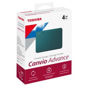 Toshiba Canvio Advance tragbare Festplatte - 4TB Grün (Gen 1)