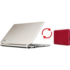 Toshiba Canvio Advance tragbare Festplatte - 1TB Rot (Gen 1)