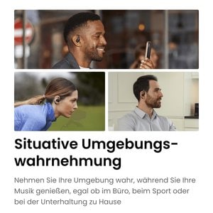 OpenFit Open-Ear True Wireless Earbuds Black
