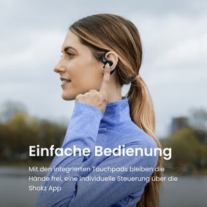 OpenFit Open-Ear True Wireless Earbuds Black