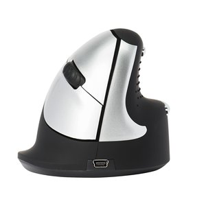R-Go Tools Ergonomische Maus R-Go HE Break mit Pausensoftware, medium (Handlänge 165-185mm), Rechtshänder, bluetooth, schw
