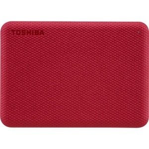 Toshiba Canvio Advance tragbare Festplatte - 2TB Rot (Gen 1)
