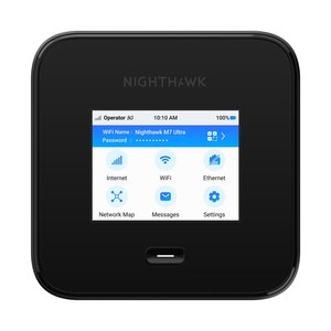 Netgear Nighthawk M7 Pro MR7400 Wi-Fi 7 IEEE 802.11be Ethernet, Mobilfunk Drahtlos Router - 5G - 5G NR - Triband - 2,40 GH