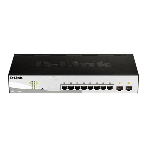 D-Link DGS-1210-10P. Switch-Typ: Managed, Switch-Ebene: L2. Basic Switching RJ-45 Ethernet Ports-Typ: Gigabit Ethernet (10