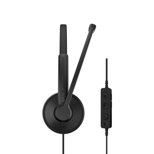 EPOS IMPACT 100 Kabel Kopfbügel, Auf den Ohren Stereo Headset - Schwarz - Microsoft-Teams-Zertifizierung - Binaural - Ohra