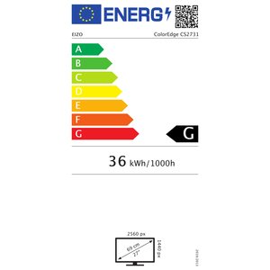 EIZO ColorEdge CS2731. Bildschirmdiagonale: 68,6 cm (27"), Display-Auflösung: 2560 x 1440 Pixel, HD-Typ: Quad HD, Bildschi