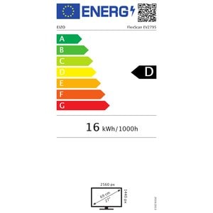 EIZO FlexScan EV2795-WT LED display 68,6 cm (27") 2560 x 1440 Pixel Quad HD Weiß
