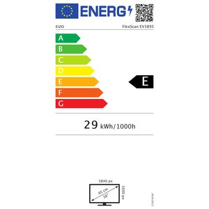 EIZO FlexScan EV3895-BK, 95,2 cm (37.5"), 3840 x 1600 Pixel, UltraWide Quad HD+, LED, 5 ms, Schwarz