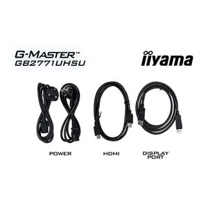 iiyama G-MASTER GB2771UHSU-B1. Bildschirmdiagonale: 68,6 cm (27"), Display-Auflösung: 3840 x 2160 Pixel, HD-Typ: 4K Ultra 