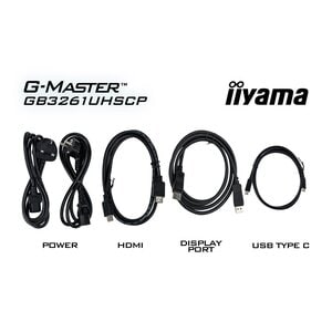 iiyama G-MASTER GB3261UHSCP-B1. Bildschirmdiagonale: 80 cm (31.5"), Display-Auflösung: 3840 x 2160 Pixel, HD-Typ: 4K Ultra