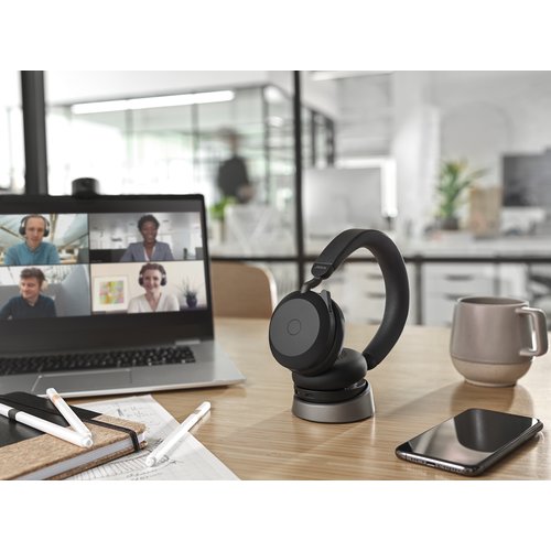 Jabra Evolve2 75 Link380a UC Stereo Stand Black
Lieferumfang: Evolve2 75 headset Black UC, Link 380 BT adapter USB-A UC, E