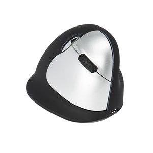 R-Go Tools Ergonomische Maus R-Go HE Break mit Pausensoftware, groß (Handlänge ≥ 185mm), für Rechtshänder, bluetooth, schw