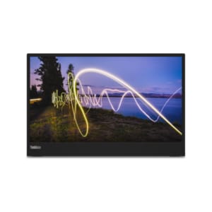 Lenovo ThinkVision M15 39,6 cm (15.6 Zoll) Full HD WLED - 16:9 Format – Schwarz -  1920 x 1080 Pixel Bildschirmauflösung –