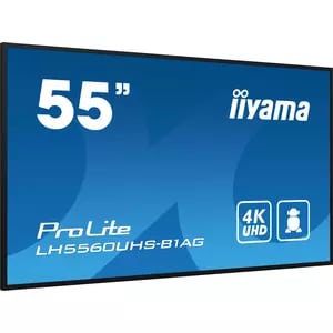 iiyama ProLite LH5560UHS-B1AG 1386,84 mm 4K UHD LCD Digital-Signage-Display - 24 Stunden/7 Tage Betrieb - Vertical-Alignme