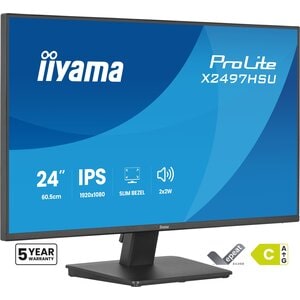 iiyama ProLite X2497HSU-B1 Computerbildschirm 60,5 cm (23.8") 1920 x 1080 Pixel Full HD Schwarz:Jedes von mehreren Element