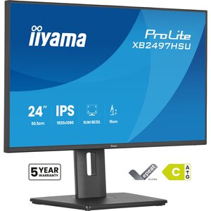 iiyama ProLite XB2497HSU-B1 Computerbildschirm 60,5 cm (23.8") 1920 x 1080 Pixel Full HD Schwarz:
60,5 cm (23.8") IPS
Full