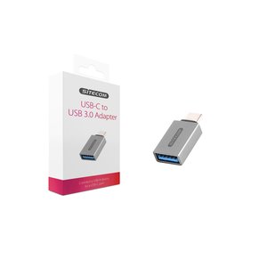 Sitecom Datentransferadapter - 1 x Typ-C Stecker USB - 1 x Typ A Buchse USB - Schwarz