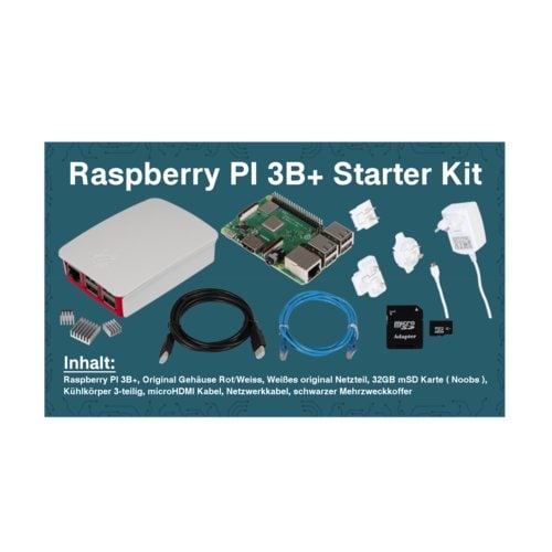 RASPBERRY PI3B+ FULL KIT WITH CASE