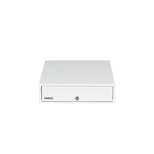 ANKER MDX13E Kassenlade - EUR 5 Banknotenfächer - 8 Münzfächer - 3 Schließmodi, Druckerschnittstelle - Metall - Anthrazit 