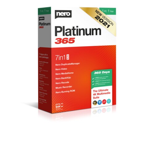 NERO PLATINUM 365 1 USER 1 YEAR ESD