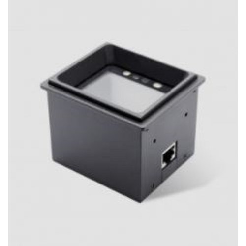 2D CMOS fixed mounted reader for kiosk integration, optimized to read from cell phone & paper. Including data formatting &