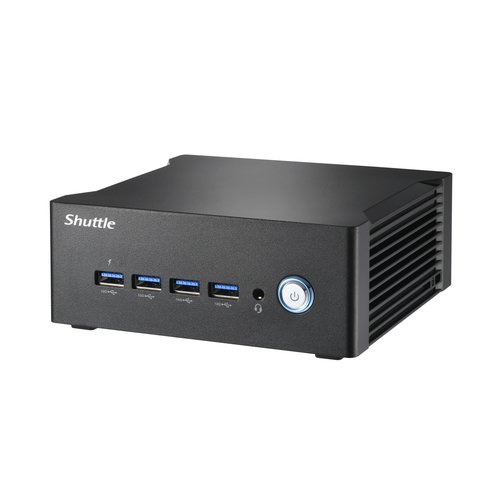 Shuttle Nano PC NA10H7, AMD Ryzen™ 7-8845HS APU, Radeon780M , 2xHDMI, 2xUSB-C 4.0(DP), 2x2.5Gbit LAN, inkl. VESA 24/7 Daue