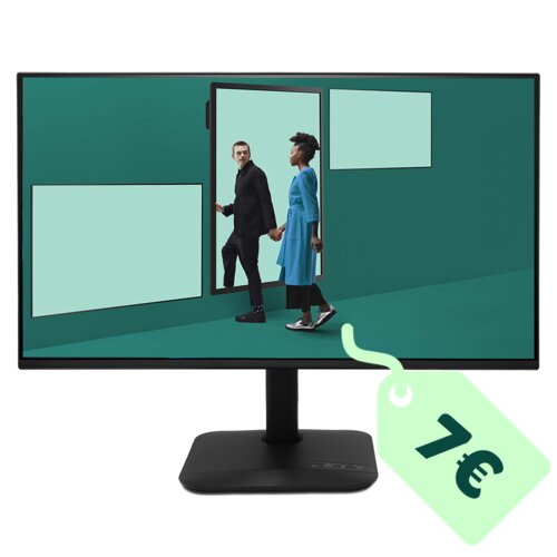 Acer KA242Y P6 24 Zoll Klasse Full HD LCD-Monitor - 16:9 Format - Schwarz - 60,5 cm (23,8 Zoll) Viewable - IPS-Technologie