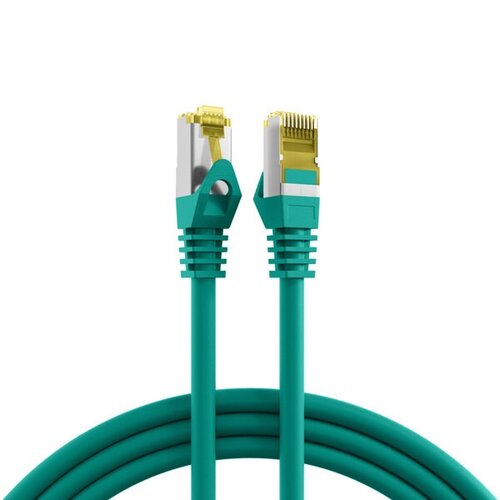 CAT7 SFTP RJ45 LSZH 0.5M GREEN 10Gbit RAW PATCH CABLE