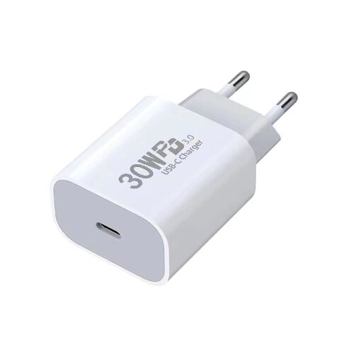 DEQSTER 30W CHARGER LADEGERAET USB-C EU-STECKER WEISS