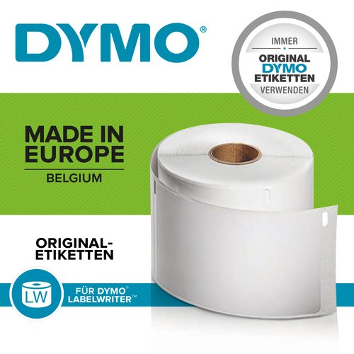 DYMO Original LabelWriter Etiketten für kleine Namensschilder | 41 mm x 89 mm | Rolle mit 300 leicht ablösbaren Etiketten 